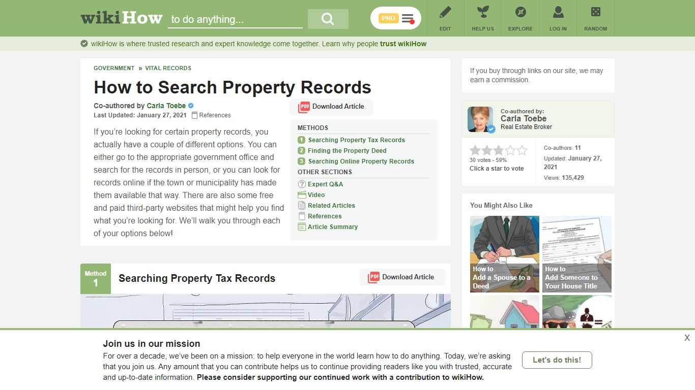 3 Ways to Search Property Records - wikiHow